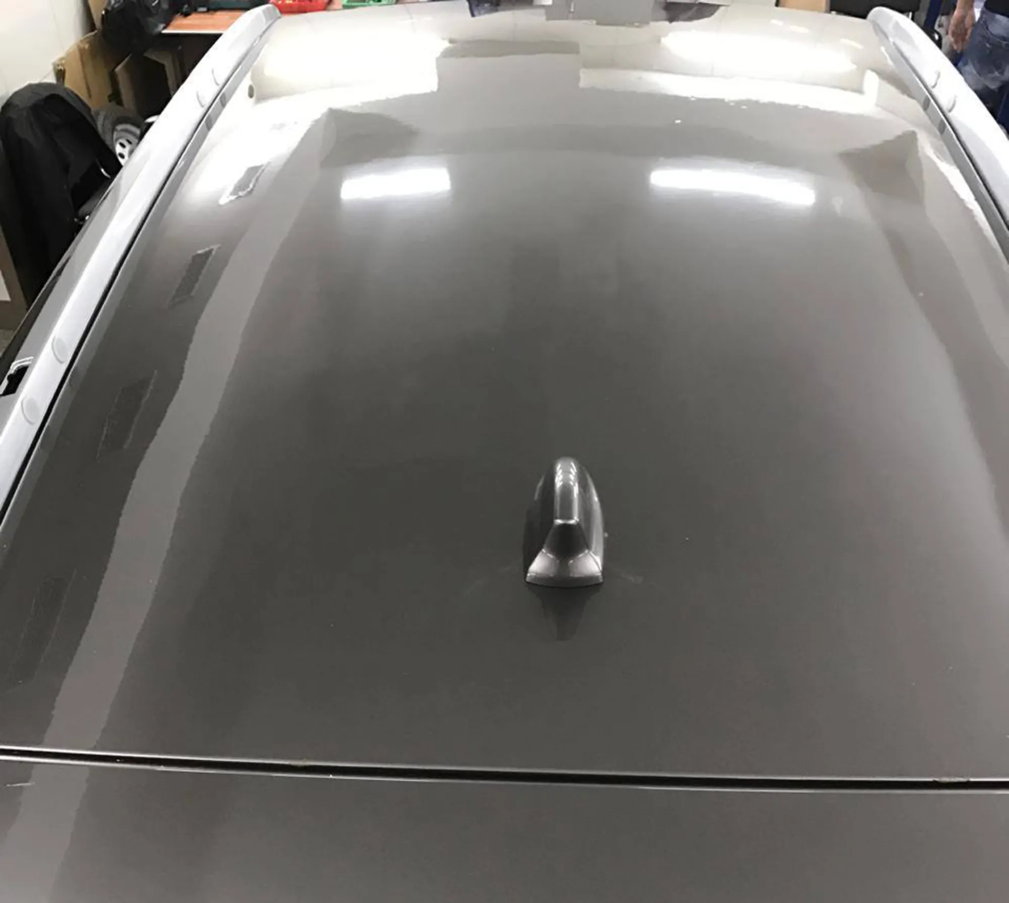Panel after hail repair